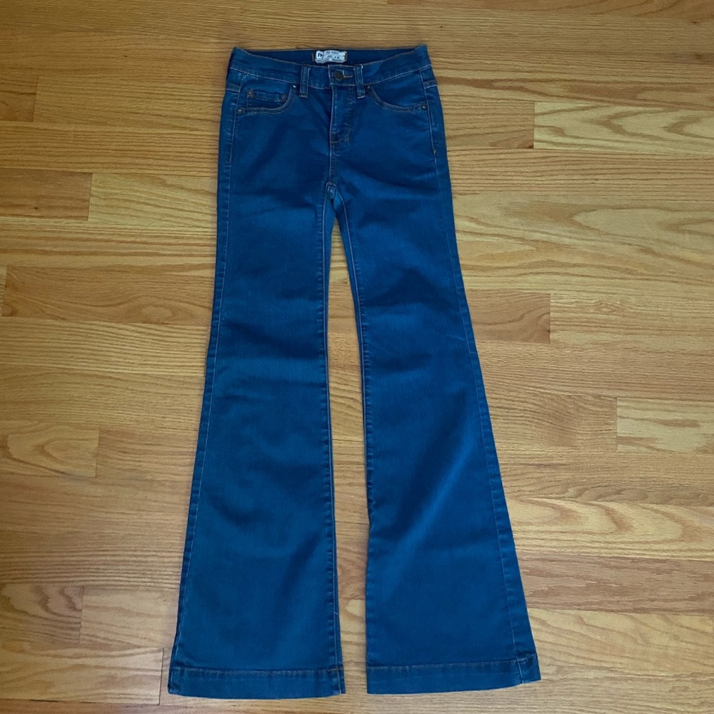 Free People Low Waisted Flare Jeans